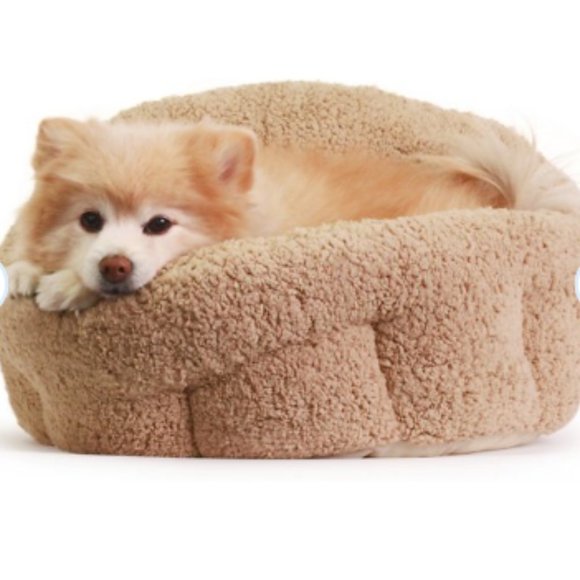 Best Friends by Sheri OrthoComfort Sherpa Bolster Cat & Dog Bed - Standard Size